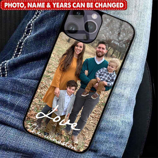 Custom Phone Case by Upload your photo & Enter your text - Gift for you, friend, sister, brother, family, memorial, couple, lover , pet, dog, cat Personalize your Phone case luxury