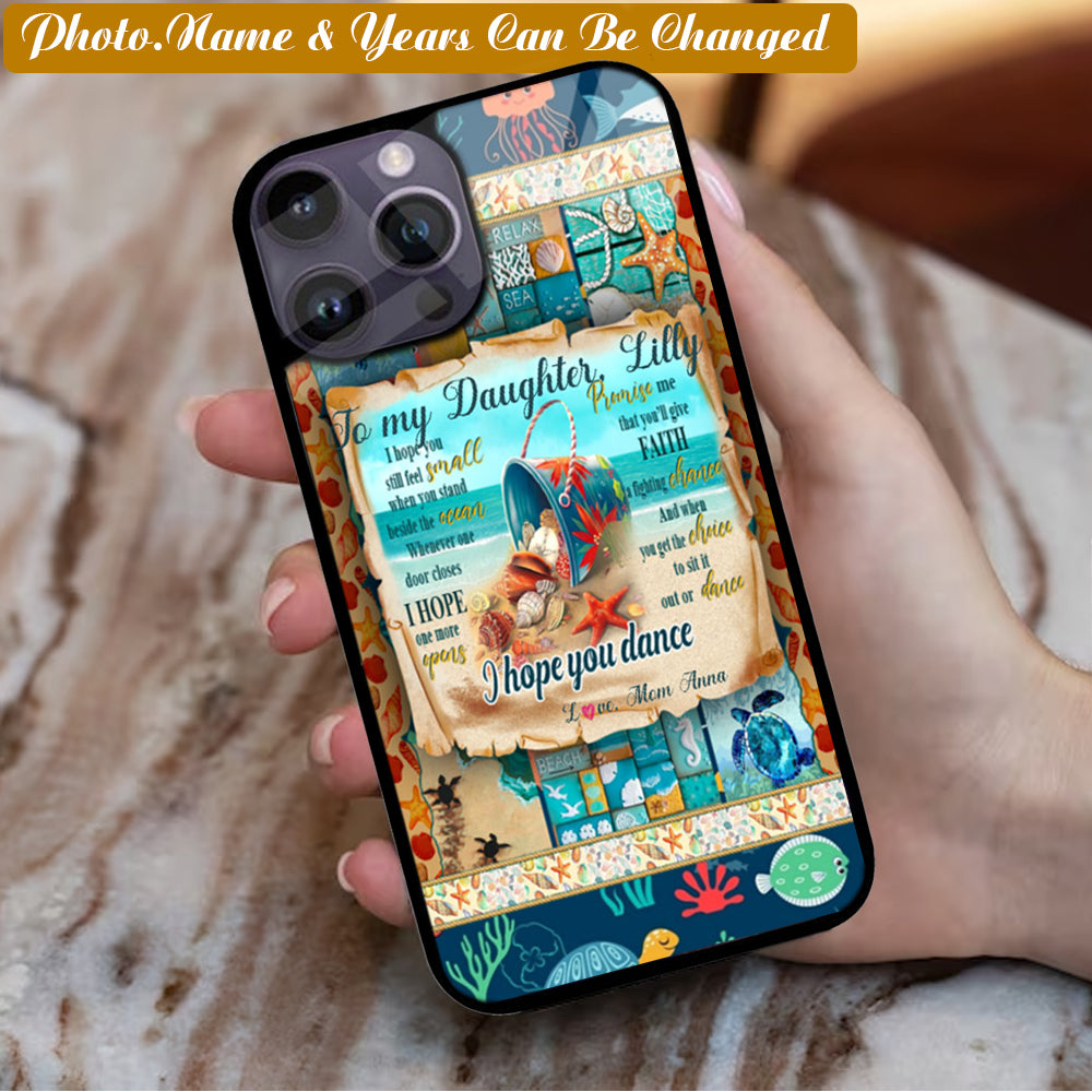 Sea Turtle To My Granddaughter, Daughter, Son, Niece, Nephew I Hope You Dance Gift From Grandma, Mom, Family Phone case custom