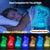 3D Illusion Lamp Zodiac Aquarius Sign01 with Remote Control Desk Visual Lamp 16 Changeable Colors Birthday Gifts Night Lights for you, for friend, for Kids Home Décor