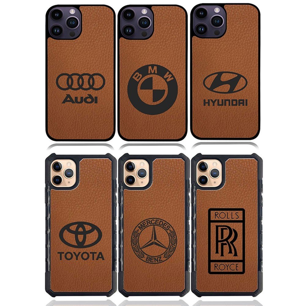 Engrave Logo Famous Car - Phone Cases engraved your names on demand