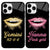 Zodiac Birthday Golden Lips for Women- Custom Text - Gift for you, mother, daughter ,girlfriend crush - Custom phone case